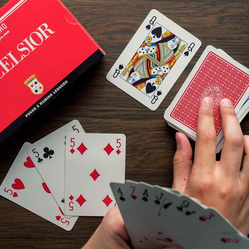 Dal Negro - 21008 Ramino Excelsior Doppel, Spielkarten.