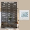 KETOTEK Digital Water Underfloor Heating Thermostat Programmable 3A, Under Floor