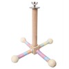 Birds Toy Wooden Carousel Perches for Budgies Parrot Bird Playground
