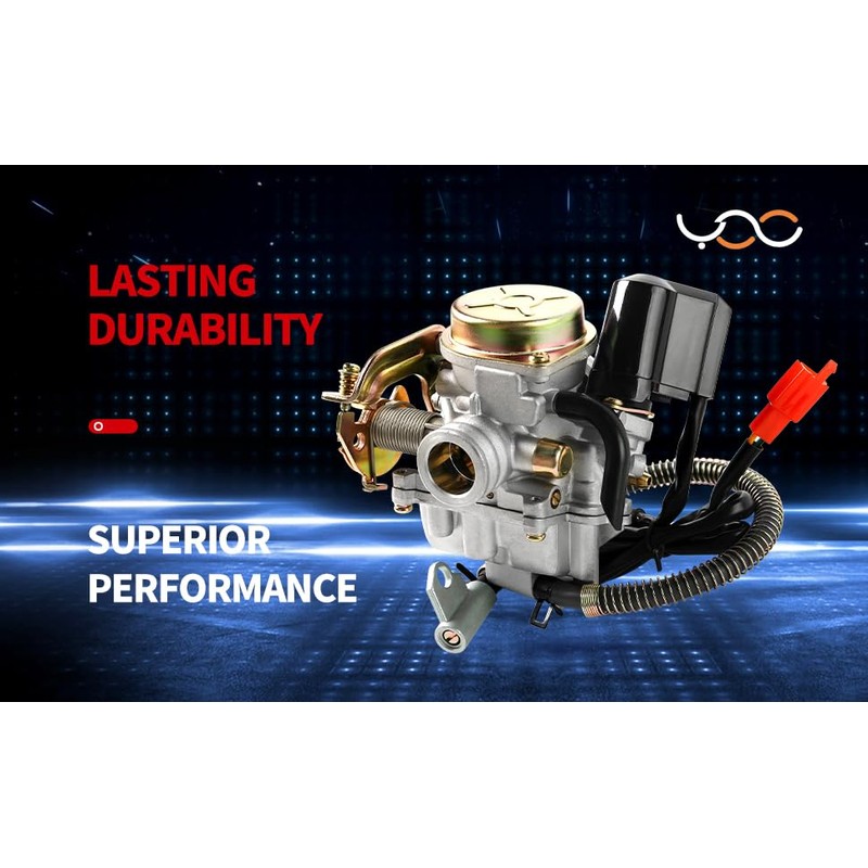 GY6 50cc Carburetor Compatible with 49CC 4-Stroke Scooter ATV Go