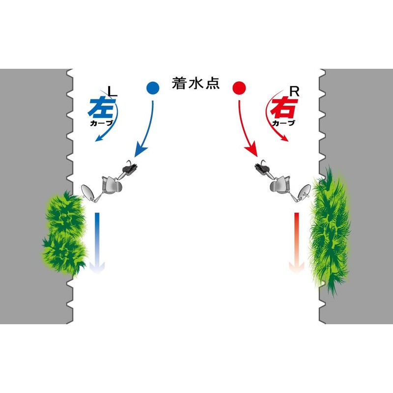 ISSEI AK Buzz 14g R (Right Curve) (#11 White Shad)