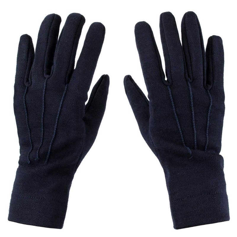Italian Dress Gloves, Wool Blend Knit Fabric, Military Issue, Elastic