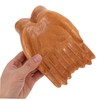 Gatuida Hand Carved Wooden Decorative Bowl for Keys Artistic Entryway