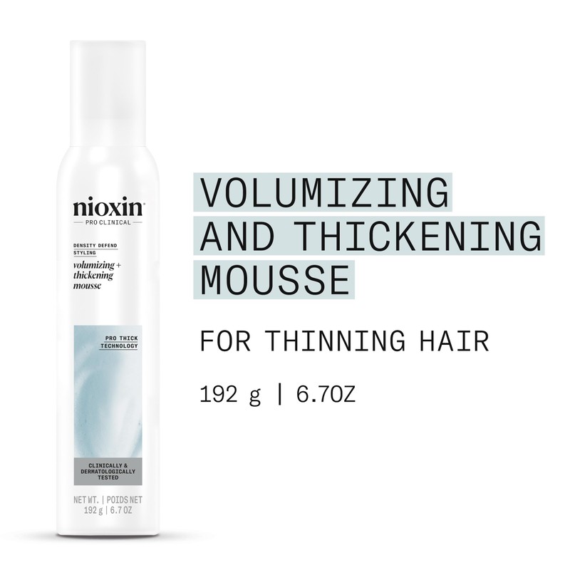 Nioxin 3D Styling Bodifying Foam for Unisex Foam 6.7 oz