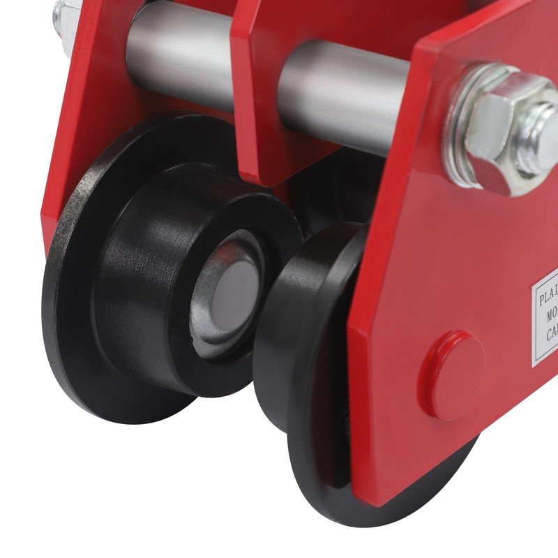 siohdagu 3 Ton / 6600LB Manual Beam Trolley, Adjustable I-Beam