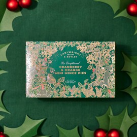 Cartwright & Butler | Cranberry & Orange Mini Mince Pies In Festive Carton