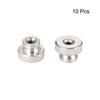 sourcing map Knurled Thumb Nut M4 Round Button with Collar