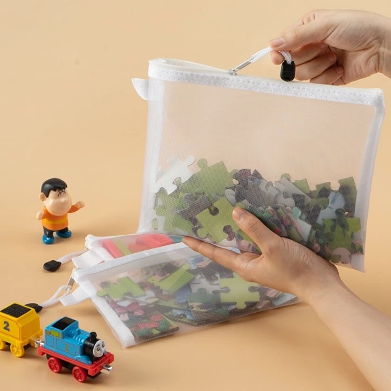 BarCraft Kids Toy Storage Bag – Waterproof Mesh Design for