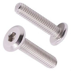 M6-1.0 x 25mm (25 pcs) Hexagon Socket Head Cap Screws, Internal Hex Drive Screws for Furniture Assembly Machinery, 304 Stainless Steel 18/8