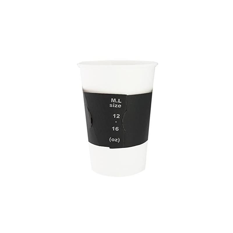 ArtNap Cup Sleeves Black 50 Sheets TS-91