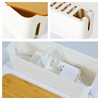 Cable Organizer Box, Cable Management Box, with Bamboo Lid Power