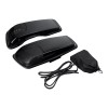 TCMT Black Saddlebag Lids Speaker Cutouts Fit For Harley Touring