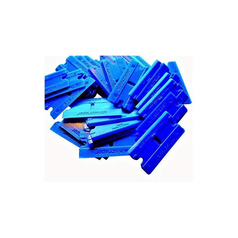 MINISCRAPER® 10 Plastic Double Edged Razor Blades Polycarbonate