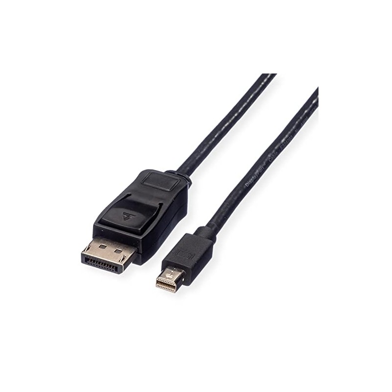 VALUE DisplayPort Kabel, DP ST - Mini DP ST, schwarz,