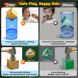 100PCS Magnetic Blocks-Build Mine Magnet World Set for Boys & Girls Age 3-5 6-8, STEM Sensory Toys for Toddlers Gifts for 3+ Years Old Girls Boys,1" Magnet Cubes Classroom Must Haves Construction Toys