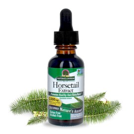 Nature's Answer | Horsetail Extract, 2 000 Mg, 1 Oz | Extracto de Cola de Caballo, 30 Ml