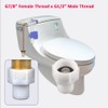 HATOOLHA Toilet Filling Valve Pipe Adapter, 7/8 Inch Female Thread