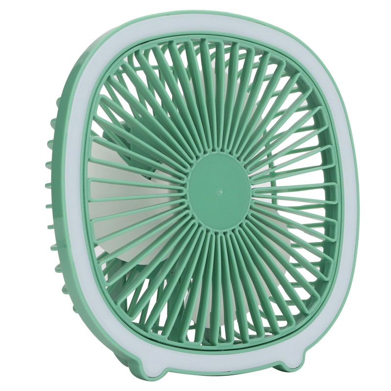 Desktop Fan Power Adjustable Low Noise Rechargeable Mini Portable Vertical