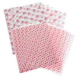 Anneome 100 Hojas De Papel Antigrasa Para Sándwich Papel Para Envolver Sándwich Rosas Comida