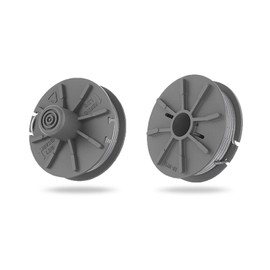 Viilich 2 pieces replacement thread spool for Gardena turbo trimmer 5307-20, nylon replacement part for grass trimmer 9805, 9806, 9807, 9808, 9809, 9827, 8846, 8847, 8848, 9870, 9872, 9874