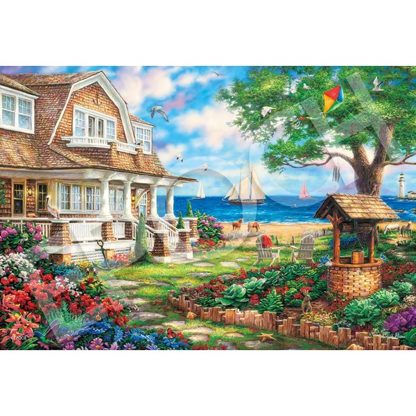 Epoch EPOCH 1053 Piece Jigsaw Puzzle Sea Garden Cottage Super