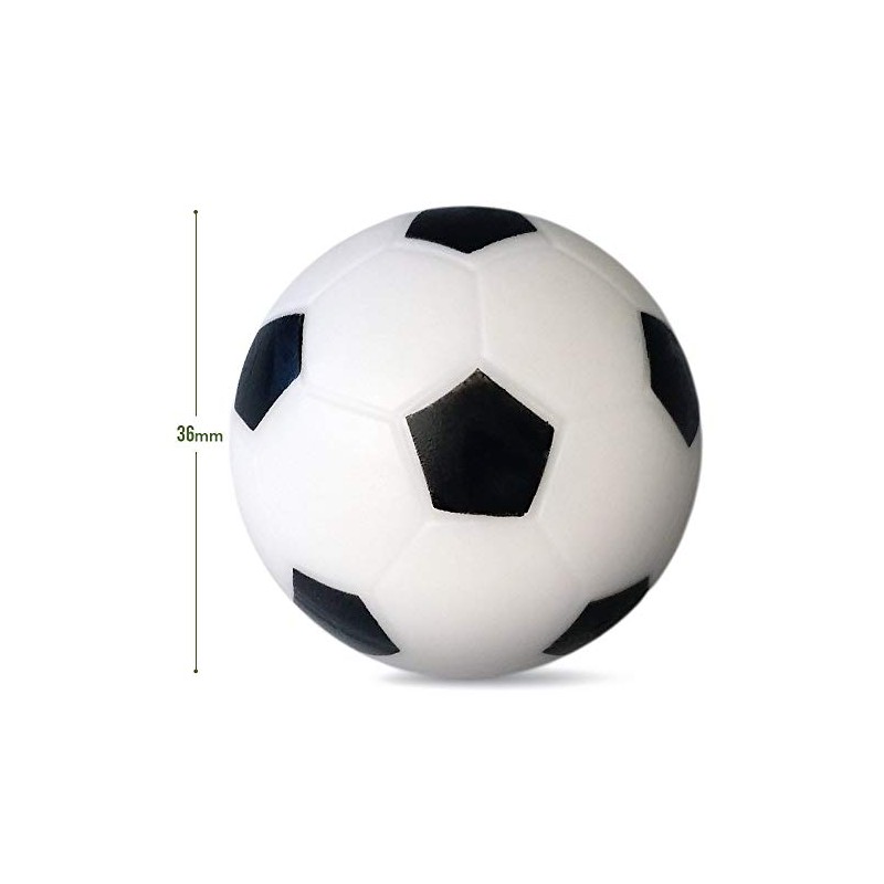 CABAX Foosball Table Replacement Foosballs, 36mm Game Table Size Black