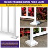 Hulave Split Post Cover, Fits 1"x1"/3.5"x3.5" Base, for Indoor/Outdoor Iron