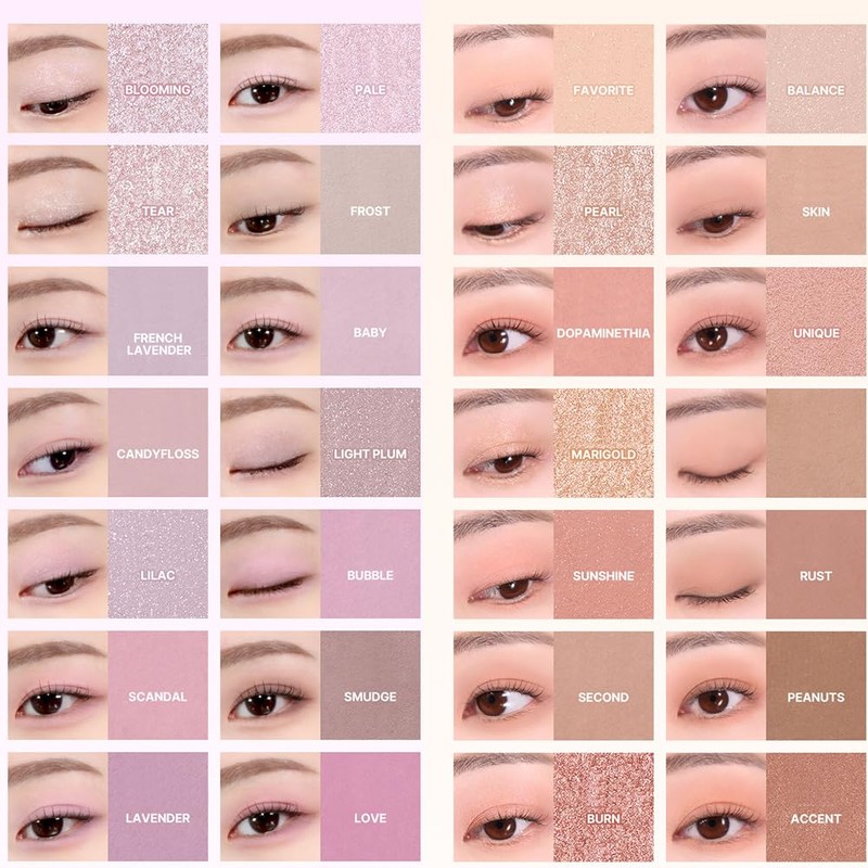 Korean Cosmetics Awakening Soft Blurring Eye Palette 16 Colors Eyeshadow