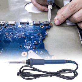 Soldering Iron Handle, Soldering Iron Handle 6 Hole Socket Station Replacement Welding Tools 19cm 60W DC 26V SBK907B