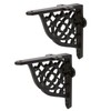 Hammer and Tongs - Honeycomb Iron Shelf Bracket - D100mm