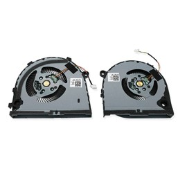 Replacement New CPU Cooling Fan + GPU Cooling Fan for DELL inspiron Game G3 G3-3579 G3-3771 G5 15 5587 Series 0TJHF2 DFS481105F20T FKB6 Gaming Laptop Fan