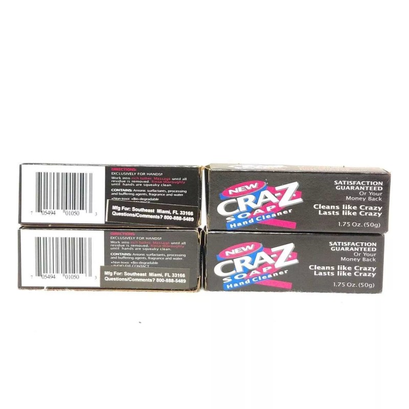CRA-Z SOAP 4 BARS CRA-Z NON-ABRASIVE SOAP HEAVY DUTY HAND