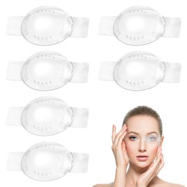 6 Pcs Eye Shield After Cataract Surgery, Transparent Eye Patches for Adults Kids, Eye Shield After Surgery, Single Eye Shields After Breathable with Small Hole