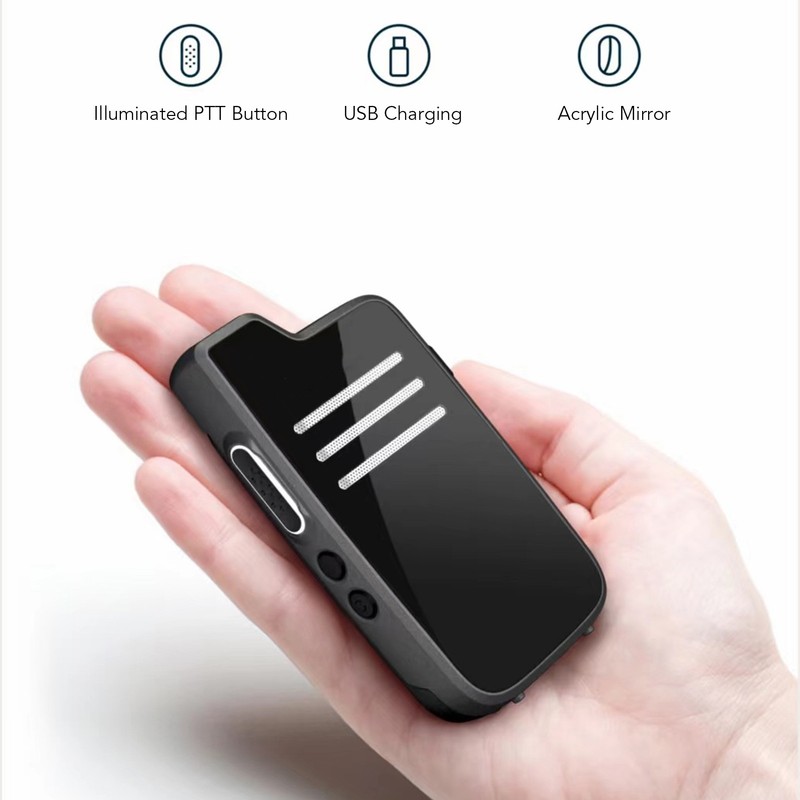 Mini Walkie Talkie Portable Clear Speech Efficient Communication Rechargeable 2
