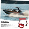 Mikinona Boat Engine Lanyard Harness Safety Cord Emergency Shutoff for