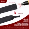 BuyUneed Heat Shrink Braided Sleeving Fabric Tubing 2 in 1