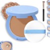 Beauty Powder Cake for Makeup Hold, Build Up to Full, Flawless Coverage, Pro Quality Matte Finish, Long Wearing, Oil & Shine Control, Infused with Nourishing Ingredients for Comfortable Wear