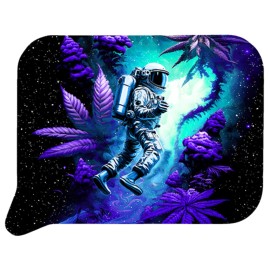 3D Rolling Tray with Magnetic Lid 3D LID Rolling Trays 7"x5" Purple Herb (Small)
