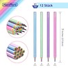 Hanffero Rainbow Pencils Drawing Writing Pencil, Recyclable Paper, Pre-Sharpened, for