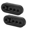 2 x Universal Heavy-Duty Rubber Exhaust Hanger Mount – 4-Hole,
