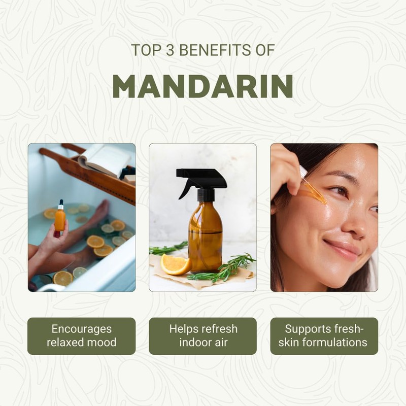 Nature Packaged Pure Mandarin Essential Oils - Direct from Citrusmade