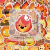 Pack of 50 Flame Stickers for Adults Teenagers, Fire Waterproof