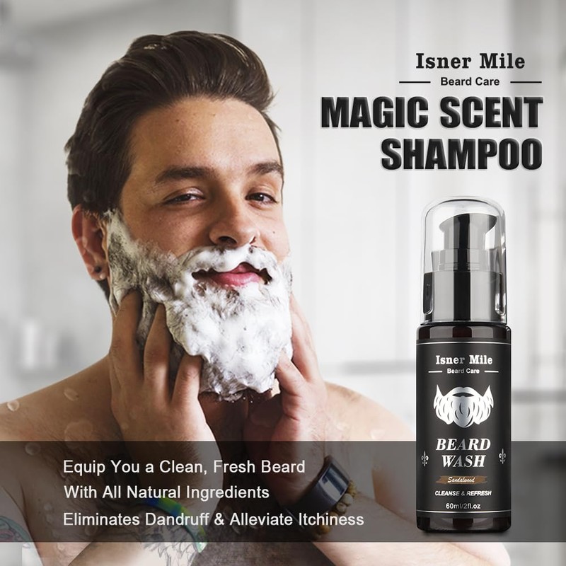 Beard Kit Birthday Gifts for Men Grooming & Care w/
