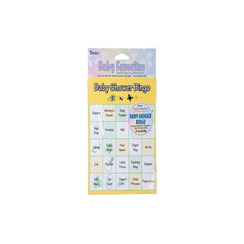 Darice Baby Shower Bingo Game, 24 Pieces