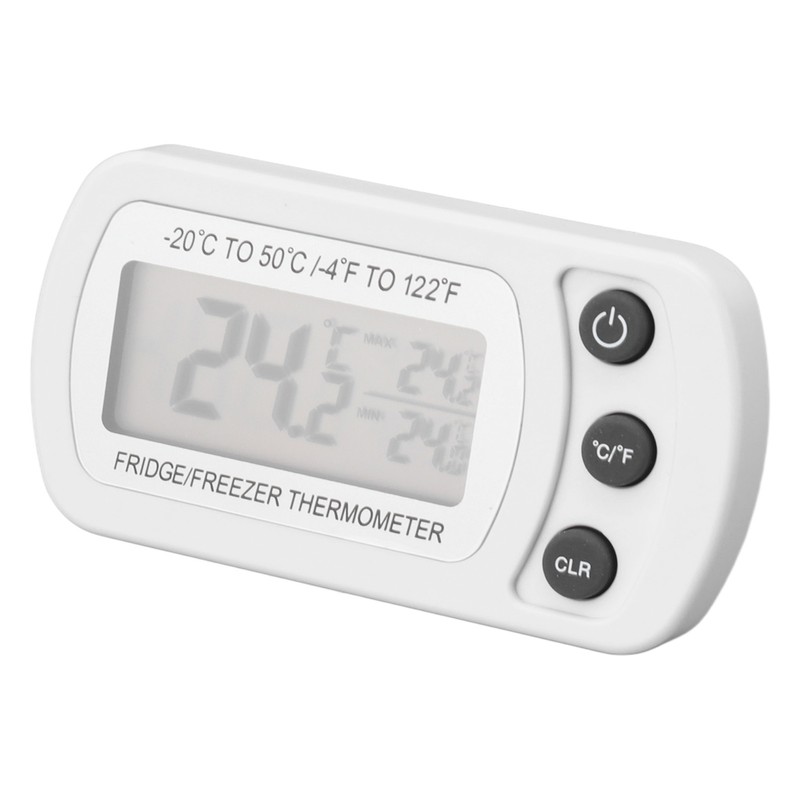 2Pcs Waterproof Digital Refrigerator Fridge Thermometer ‑20~50℃ Digital Freezer Thermometer