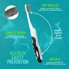 Lingito Lingito Folding Toothbrush, Built-in Cover, Travel Size for Hiking,