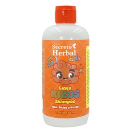 Shampoo Línea Rizos Kids Secreto Herbal Chía, Ricino y Karité 500ml