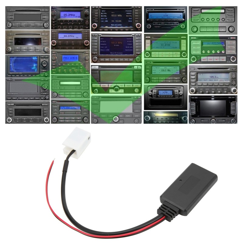 Bluetooth 5.0 AUX in Cable Car Stereo Audio Adapter Replacement