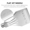 VILLCASE Flat Nozzle Aluminium Alloy Thread Air Blow Flat End