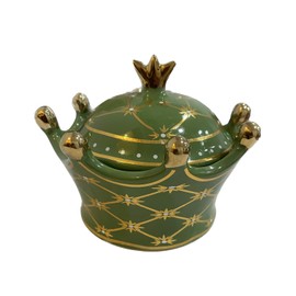 Sopera de Santos Corona de Orula Soperita - Small Tureen for Santos, Orula, and Santeria Rituals